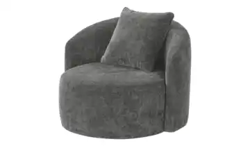 Drehsessel Alis Flachgewebe Grau