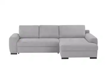 bobb Ecksofa in kuscheligem Cordstoff Soumia Hellgrau Cordstoff rechts