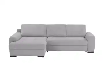 bobb Ecksofa in kuscheligem Cordstoff Soumia Hellgrau Cordstoff links