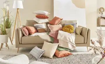 HOME STORY Wohndecke mit Fransen Sophia