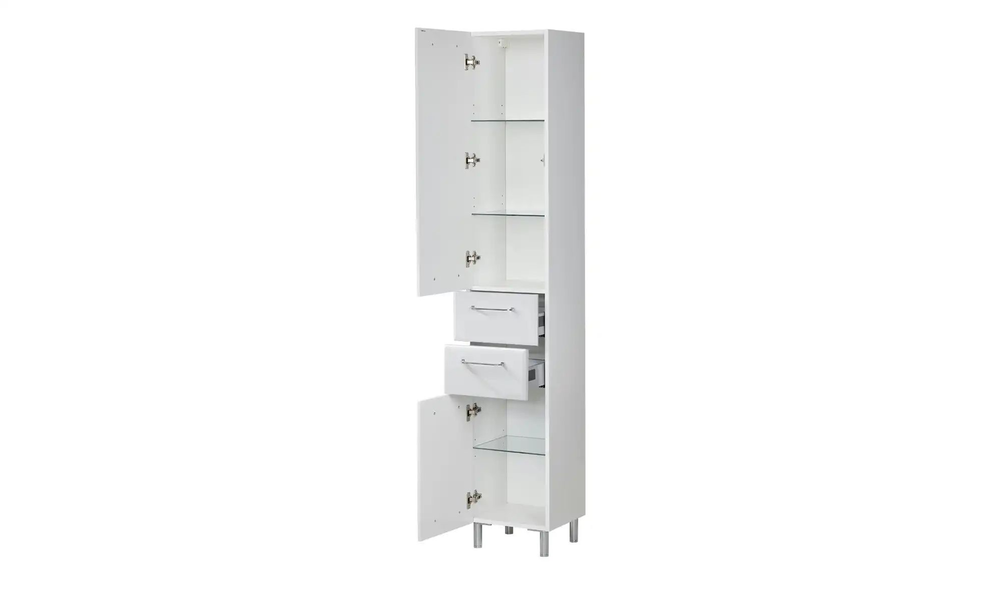 smart Hochschrank  Onda ¦ weiß ¦ Maße (cm): B: 35 H: 185,5 T: 33 Schränke > günstig online kaufen