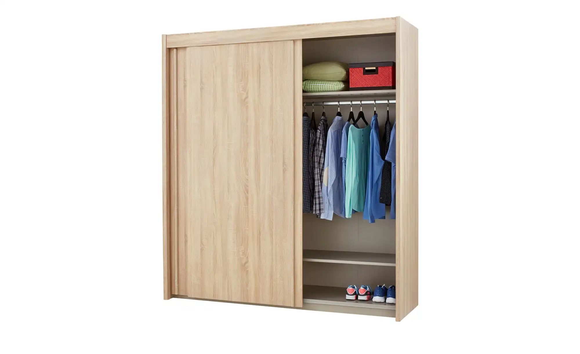 Schwebetürenschrank  Regent ¦ holzfarben ¦ Maße (cm): B: 181 H: 223 T: 65 S günstig online kaufen