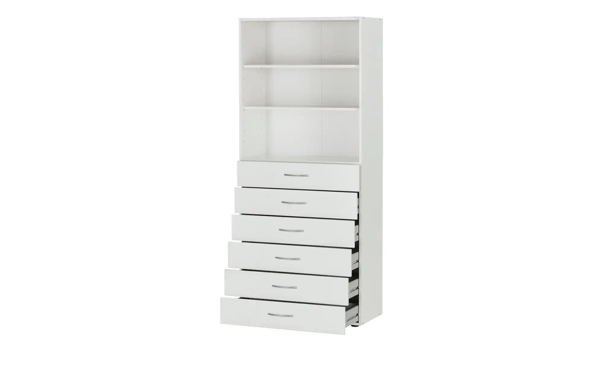 Regal  Multiraumkonzept ¦ weiß ¦ Maße (cm): B: 80 H: 185 T: 40.0 Regale > S günstig online kaufen