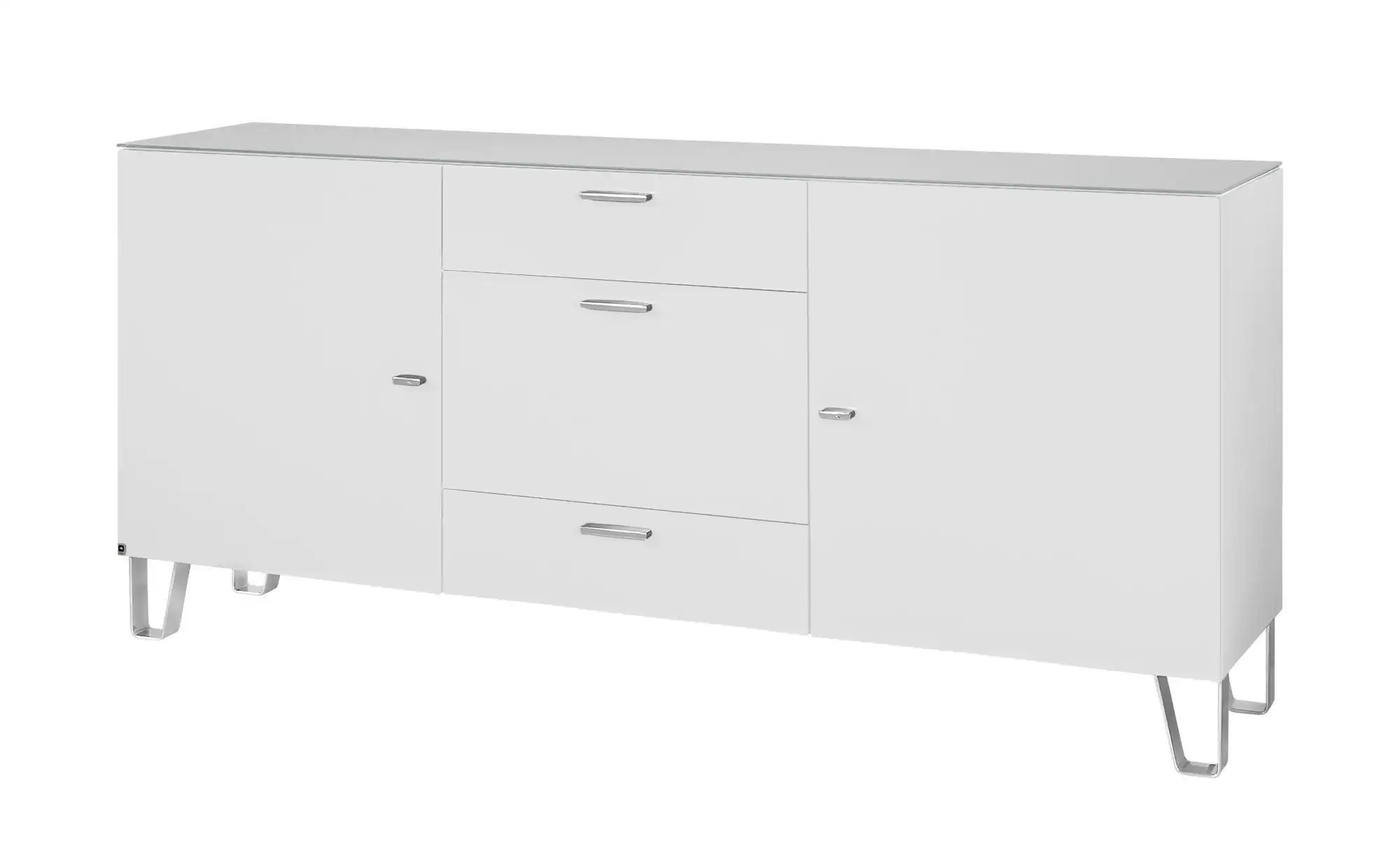 LEONARDO Sideboard  Cube ¦ weiß ¦ Maße (cm): B: 189 H: 86 T: 42 Kommoden & Sideboards > Sideboards - Höffner