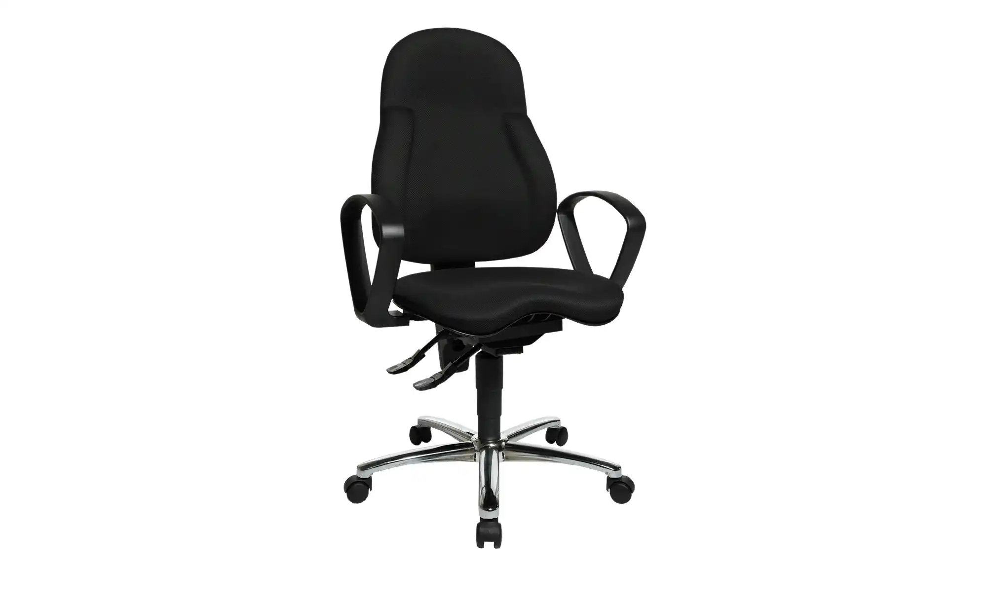 Bürodrehstuhl mit Armlehnen Sitness Basic100 ¦ schwarz Stühle Bürostühle Drehstühle Höffner  - Onlineshop Möbel Höffner