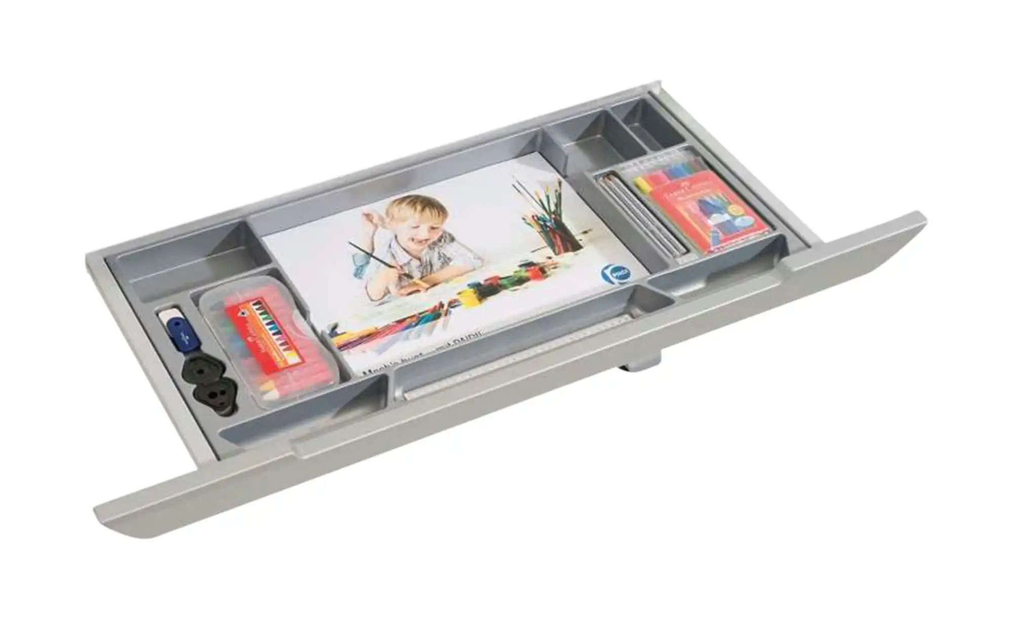 PAIDI Schreibtischauszug  Tablo ¦ silber ¦ Maße (cm): B: 78,2 H: 4,8 T: 37. günstig online kaufen