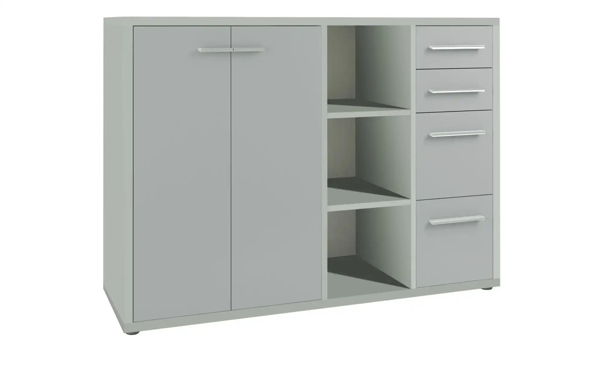 Sideboard  Sieg ¦ grau ¦ Maße (cm): B: 155,7 H: 110,7 T: 40 Schränke > Aktenschränke - Höffner