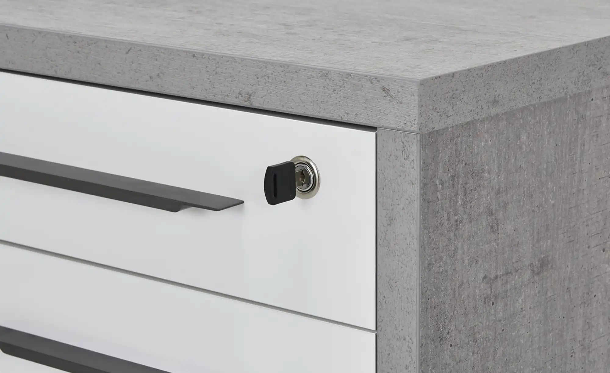 Thumbnail - Rollcontainer  Donau ¦ grau ¦ Maße (cm): B: 48,6 H: 63 T: 45.0 Schränke > Container - Höffner