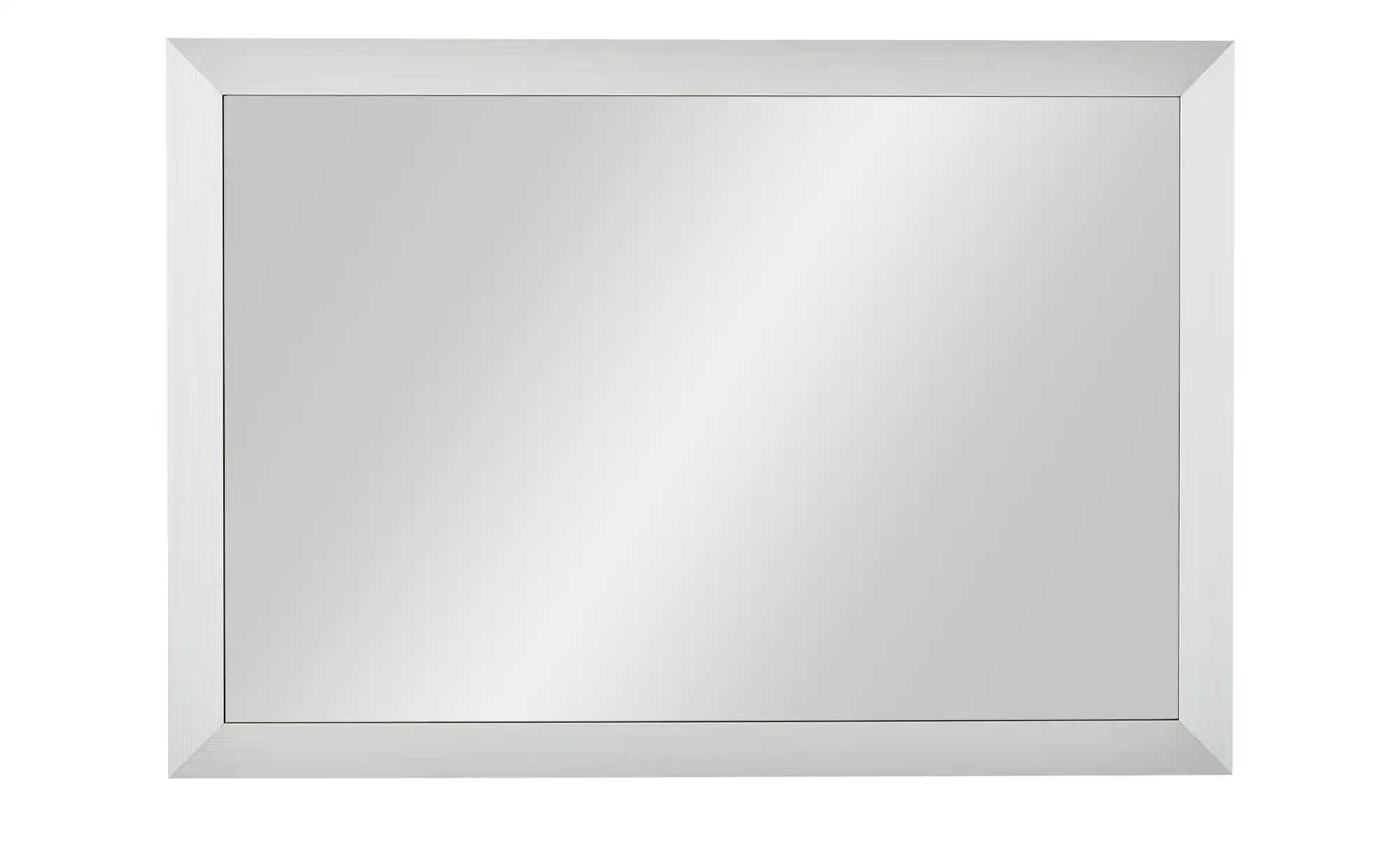 Wohnwert Spiegel 96 x 67 cm Intro ¦ silber ¦ Glas,Aluminium,Holzwerkstoff ¦ günstig online kaufen