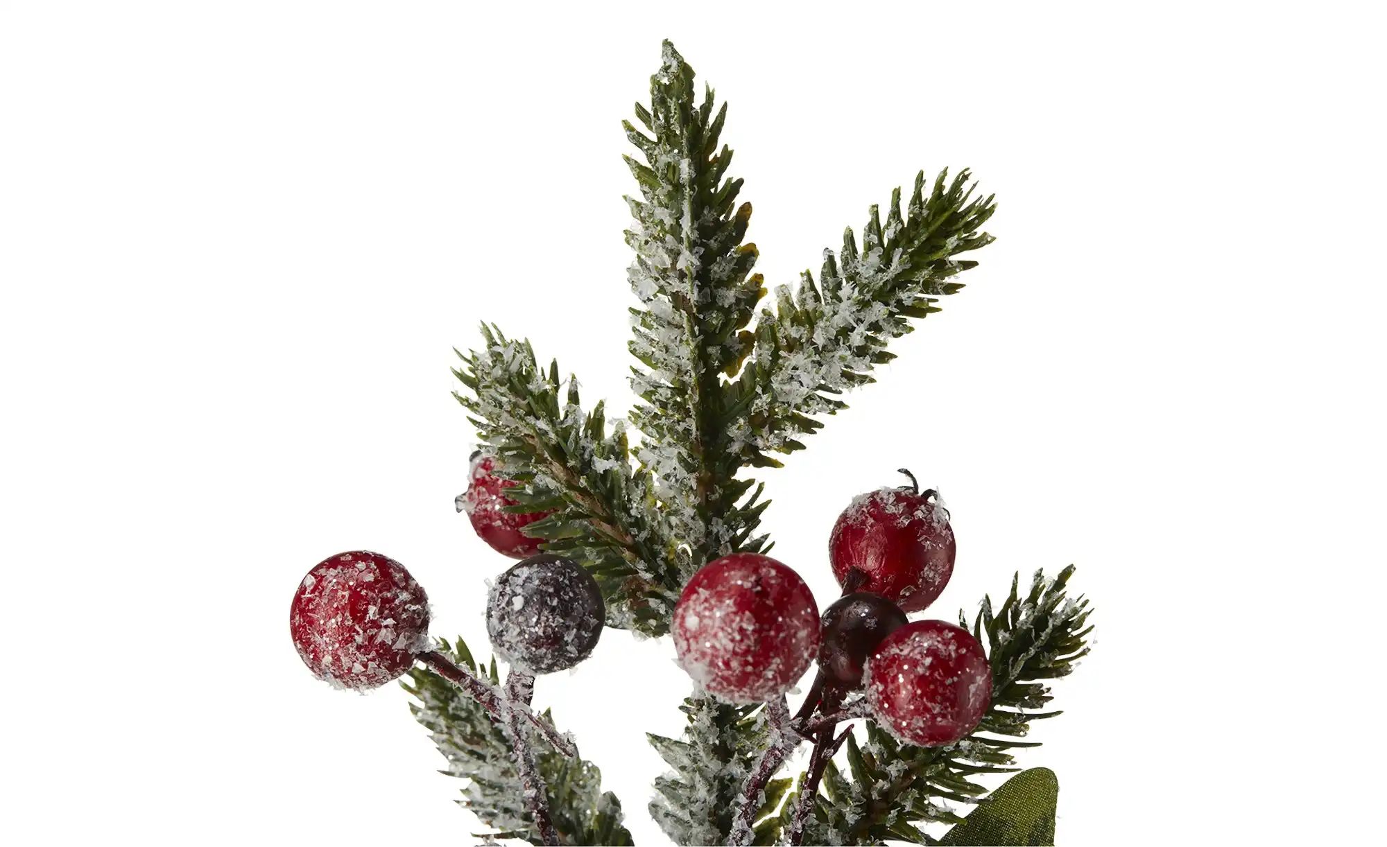Kunstblume, Kaemingk, Tannenzweig 24cm mit Beeren, günstig online kaufen