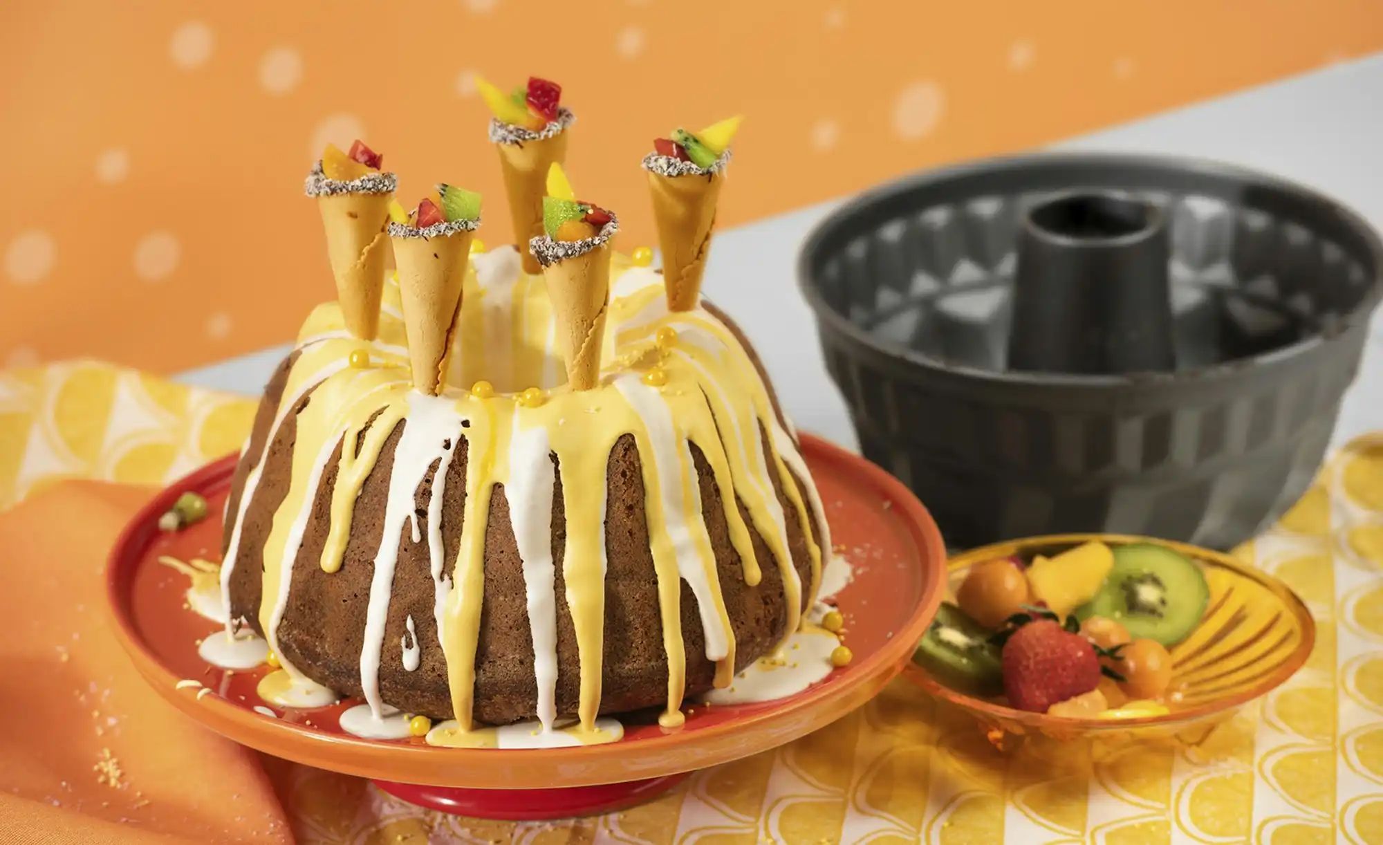 KAISER Guglhupfform  Gourmet ¦ grau ¦ Stahl Ø: 22 Backen & Zubehör > Backfo günstig online kaufen