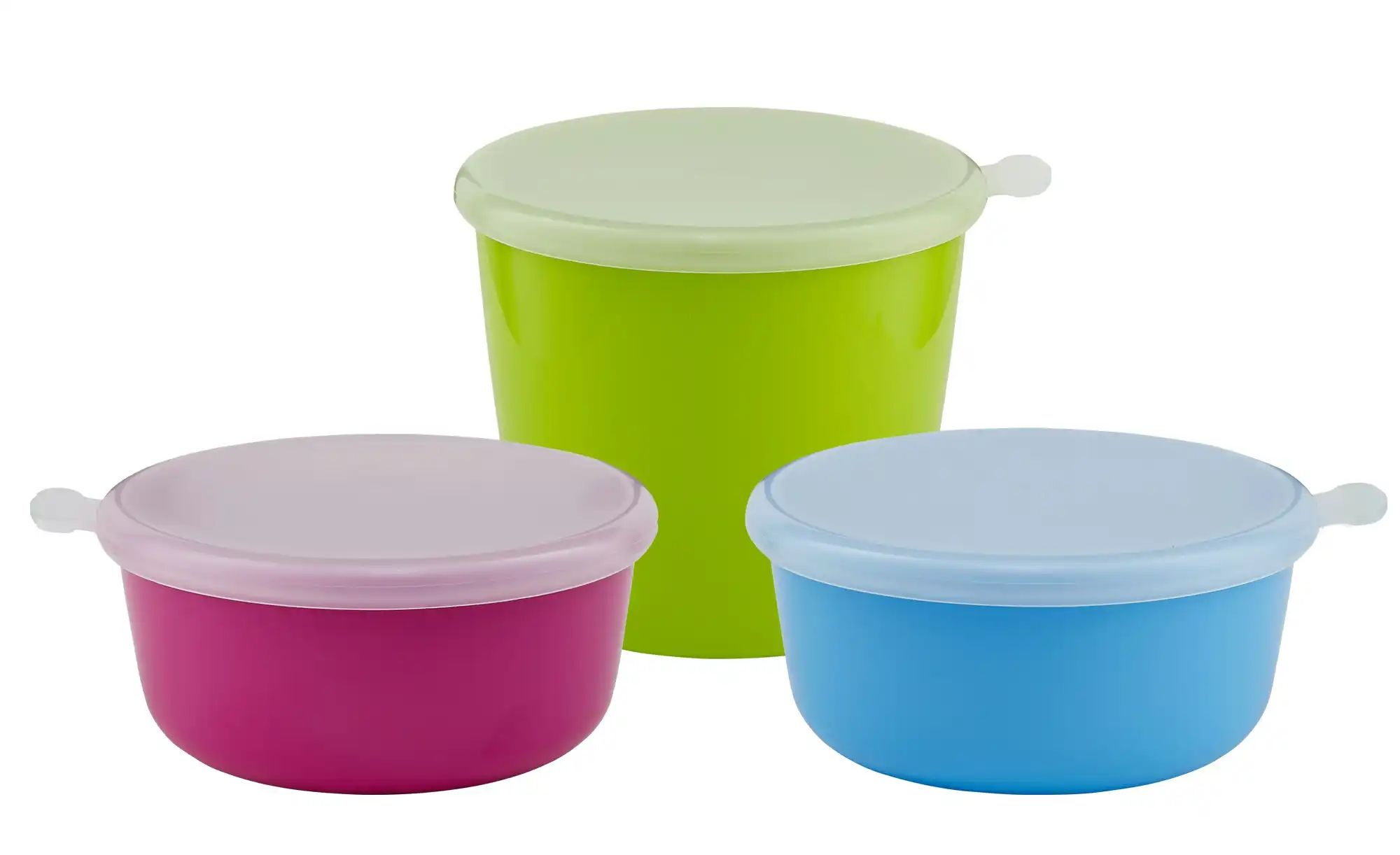 KHG Aufbewahrungsdosen, 3er-Set ¦ mehrfarbig ¦ Kunststoff Küchenzubehör & Helfer > Vorratsbehälter - Höffner