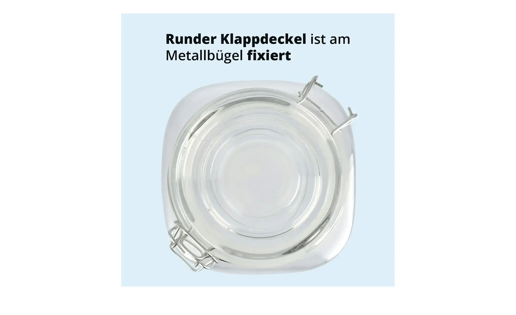 Thumbnail - KHG Aufbewahrungsglas   ¦ transparent/klar ¦ Maße (cm): H: 15  Ø: 11 Küchenzubehör & Helfer > Küchenhelfer - Höffner