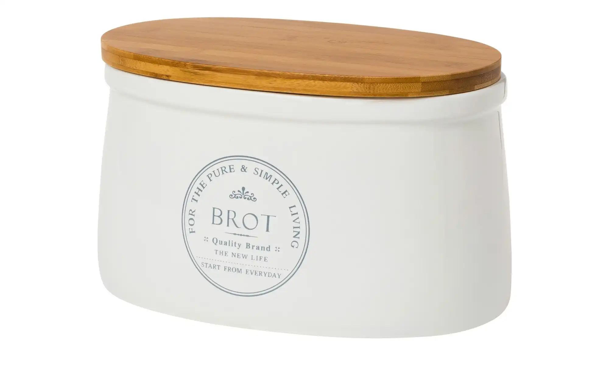 KHG Aufbewahrungsdose  Brot ¦ weiß ¦ Maße (cm): B: 20,2 H: 19 Küchenzubehör günstig online kaufen