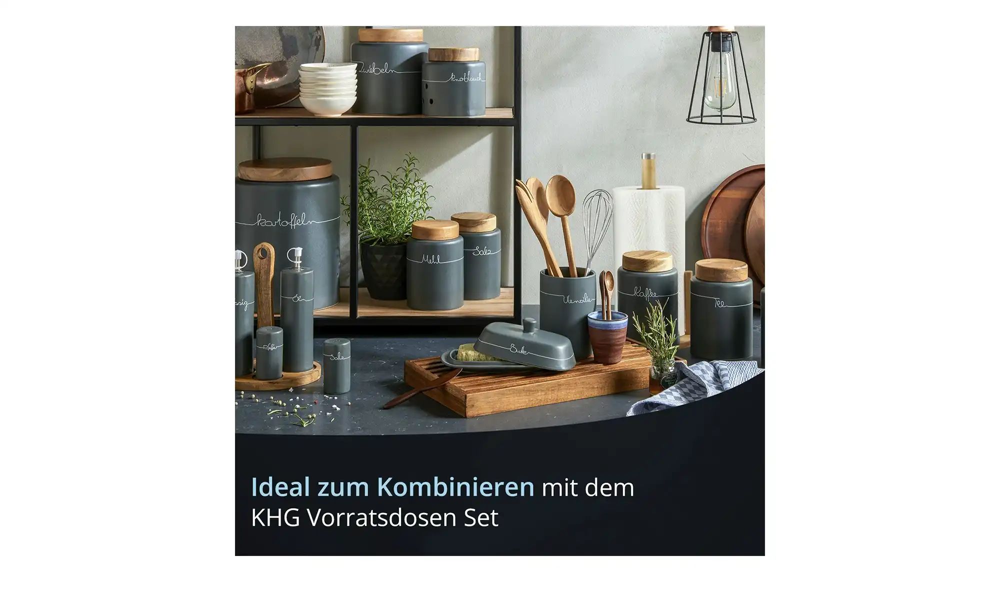 Thumbnail - KHG Küchenrollenhalter   ¦ holzfarben ¦ Bambus ¦ Maße (cm): H: 33,5  Ø: 18.5 Küchenzubehör & Helfer > Küchenhelfer - Höf...