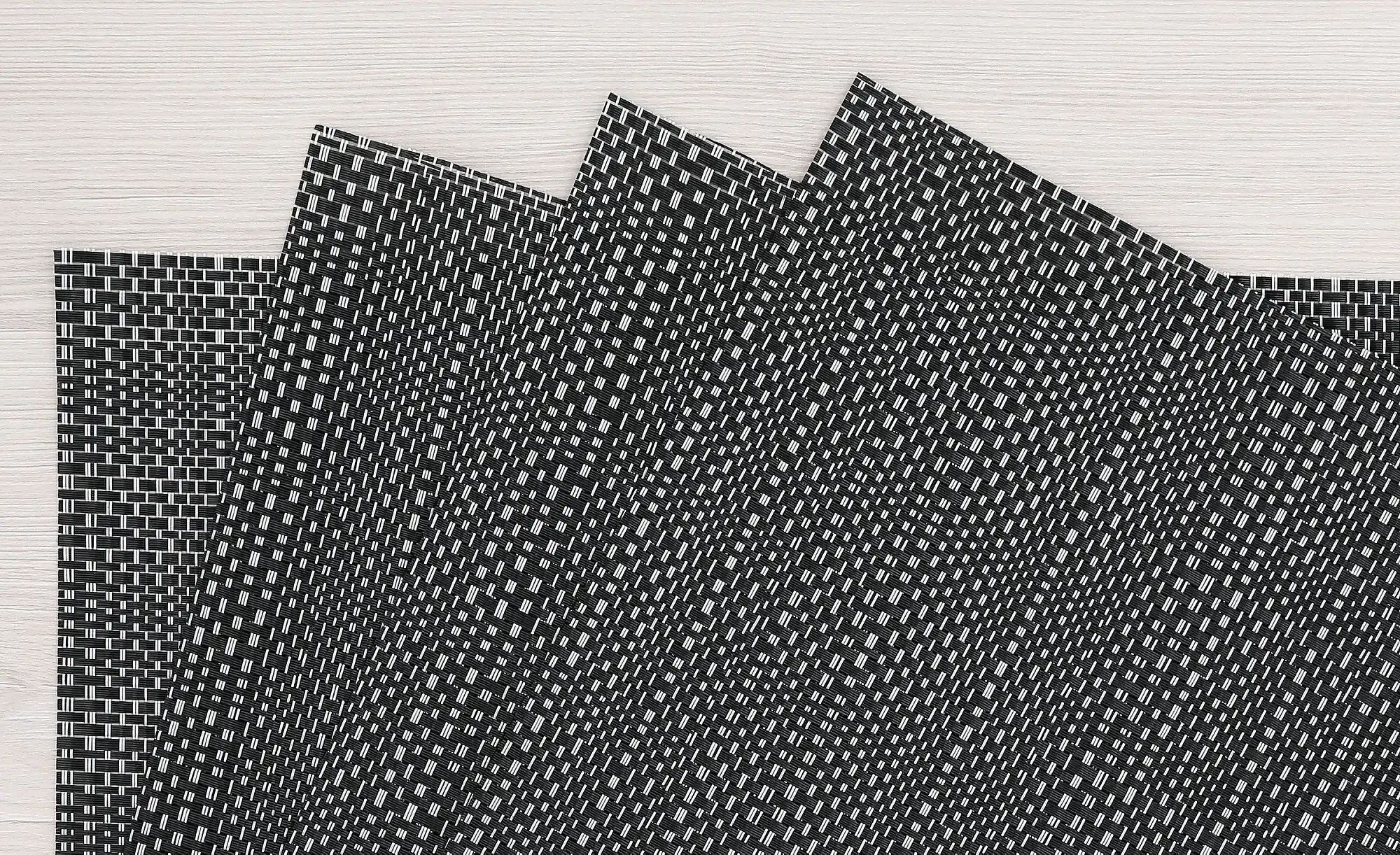 KHG Platzmatte   ¦ schwarz ¦ Maße (cm): B: 34 Tischwäsche & Küchentextilien günstig online kaufen