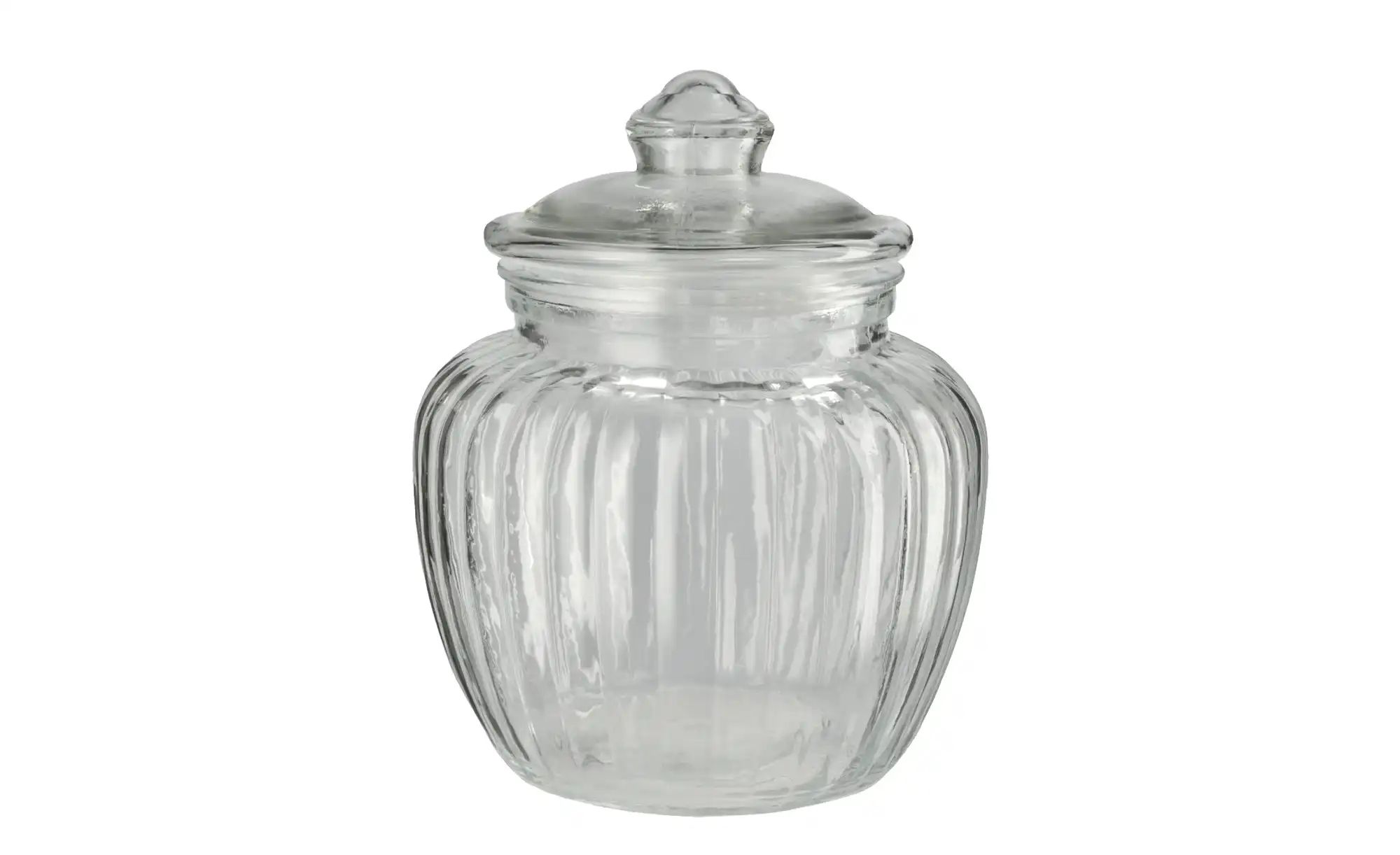 KHG Aufbewahrungsglas   ¦ transparent/klar ¦ Maße (cm): H: 18  Ø: 15 Küchen günstig online kaufen