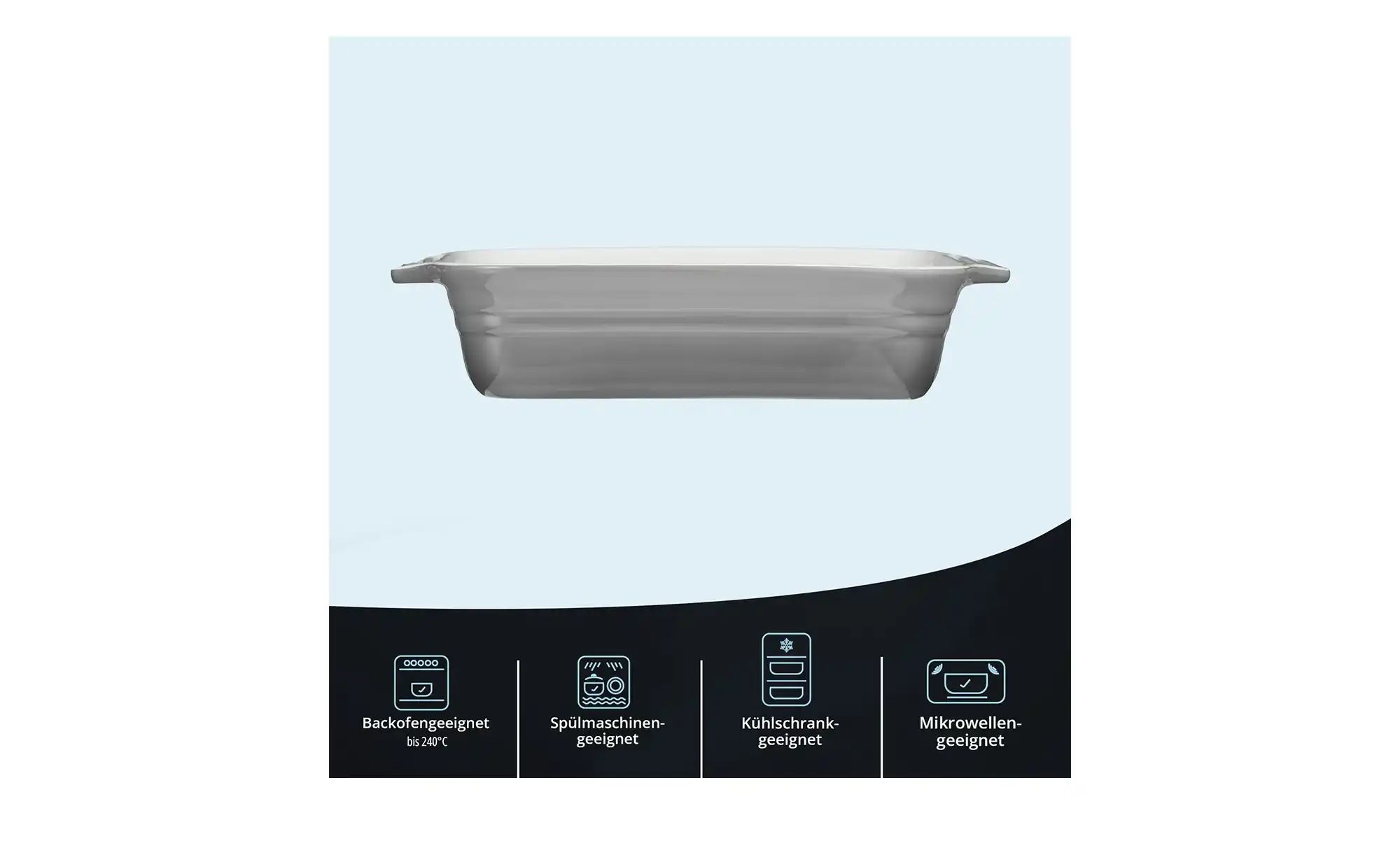 Thumbnail - KHG Auflaufform   ¦ rot ¦ Steinzeug/Steingut ¦ Maße (cm): B: 19,5 H: 6,5 Küchenzubehör & Helfer > Bratformen & Auflauffo...