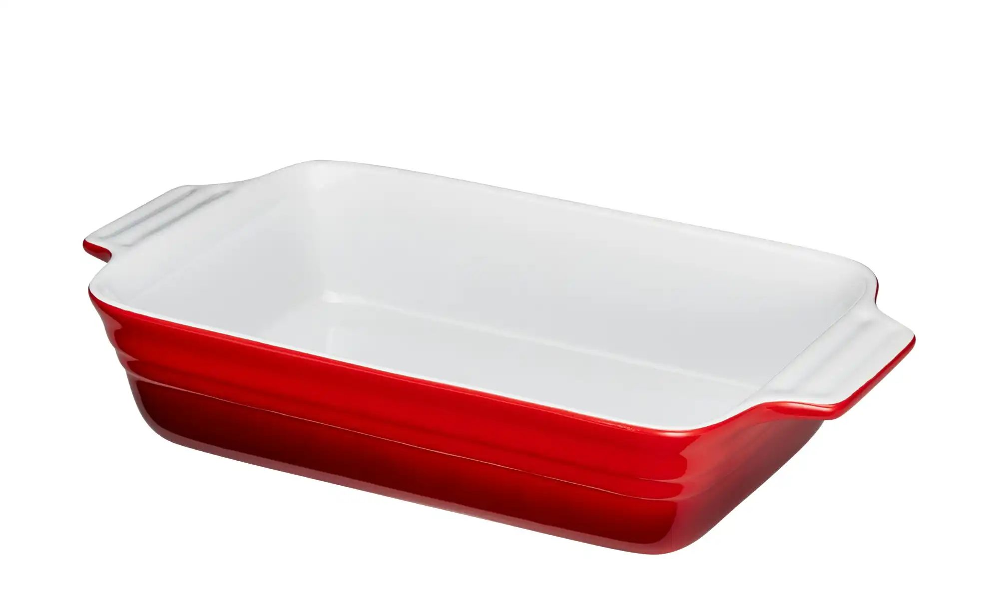 KHG Auflaufform   ¦ rot ¦ Steinzeug/Steingut ¦ Maße (cm): B: 19,5 H: 6,5 Kü günstig online kaufen