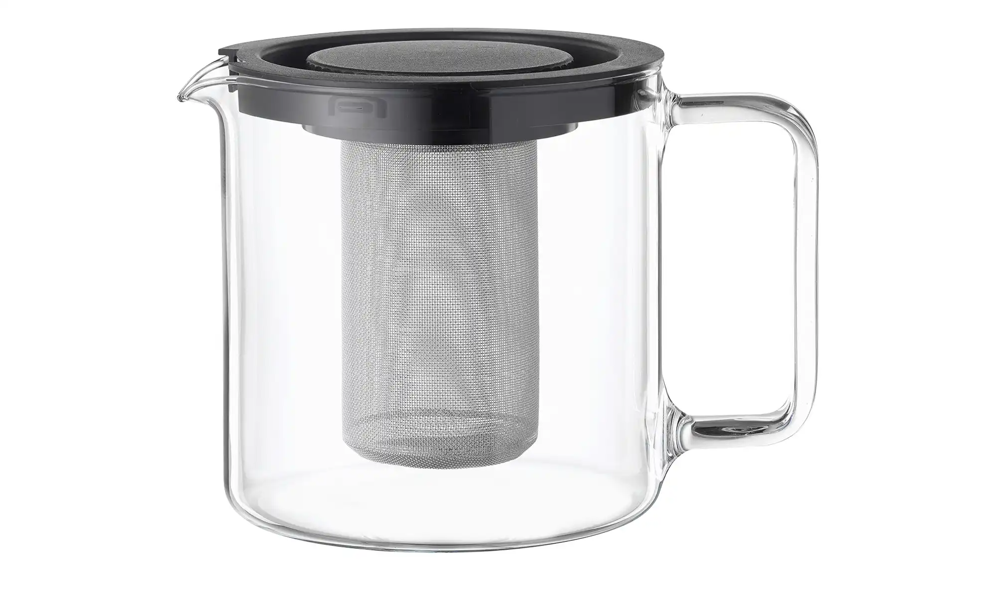 Peill+Putzler Glaskanne zylindrisch  Buon Giorno ¦ Borosilikatglas, Edelstahl, Glas , Kunststoff Ø: 13.5 Kaffee & Tee > Kaffee- & Isolierkannen - Höffner