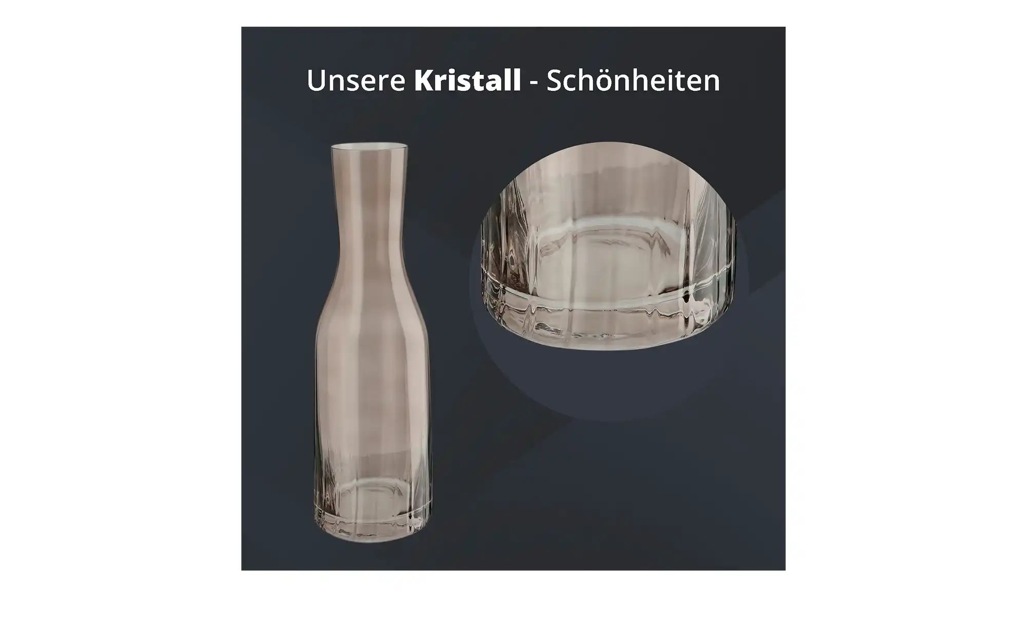 Thumbnail - Peill+Putzler Karaffe 1 2 L  Tavolo ¦ braun ¦ Maße (cm): H: 30  Ø: 9.5 Gläser & Karaffen - Höffner