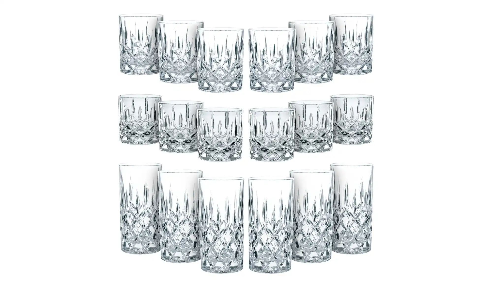 Nachtmann Gläserset  Noblesse ¦ transparent/klar ¦ Glas ¦ Maße (cm): B: 38, günstig online kaufen