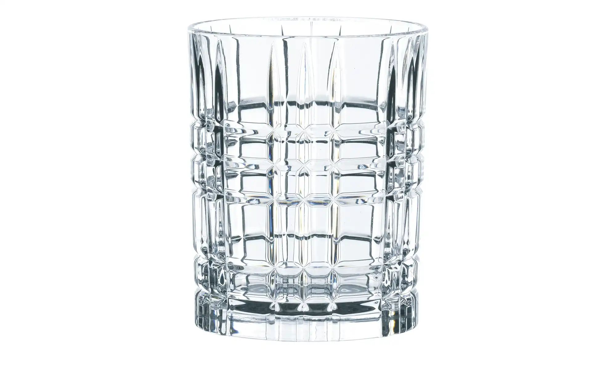 Nachtmann Whiskyglas 4er Set Square ¦ transparent/klar ¦ Glas ¦ Maße (cm): günstig online kaufen