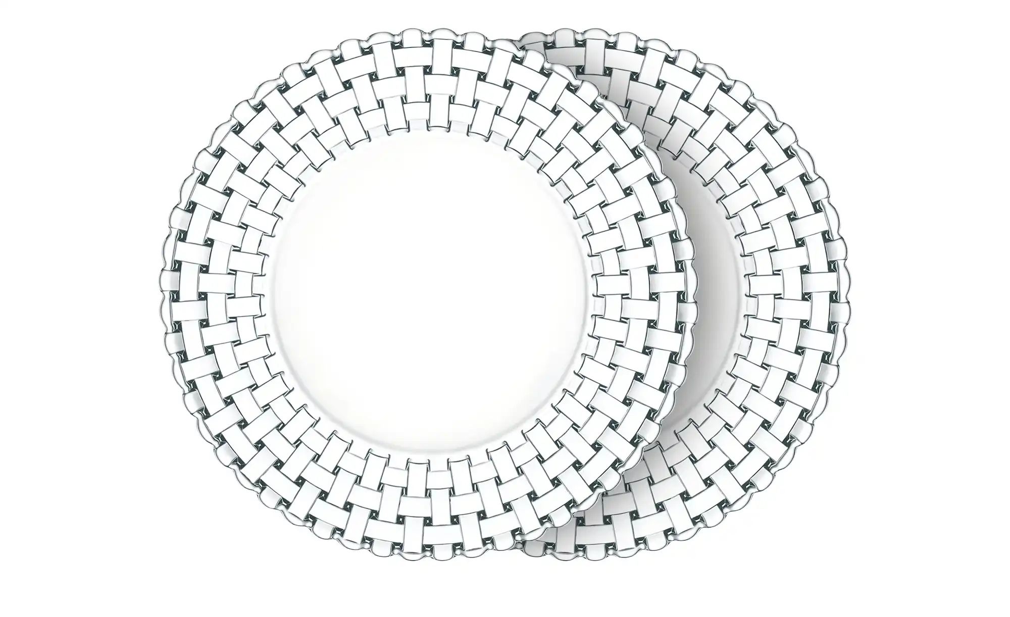 Nachtmann Teller 2er Set Bossa Nova ¦ transparent/klar ¦ Glas ¦ Maße (cm): günstig online kaufen