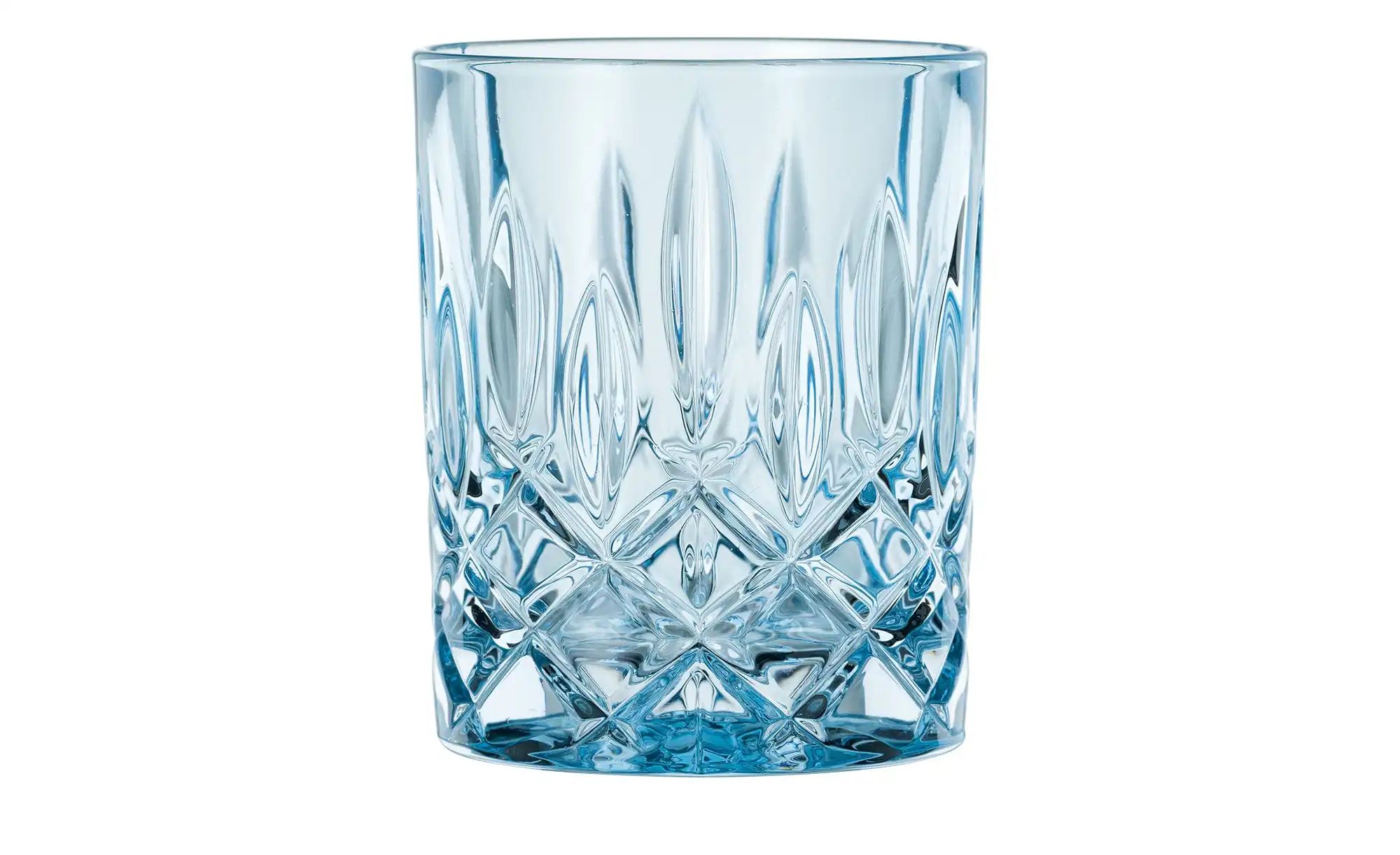 Nachtmann Whiskygläser 2er Set Noblesse ¦ blau ¦ Glas ¦ Maße (cm): H: 10,2 günstig online kaufen