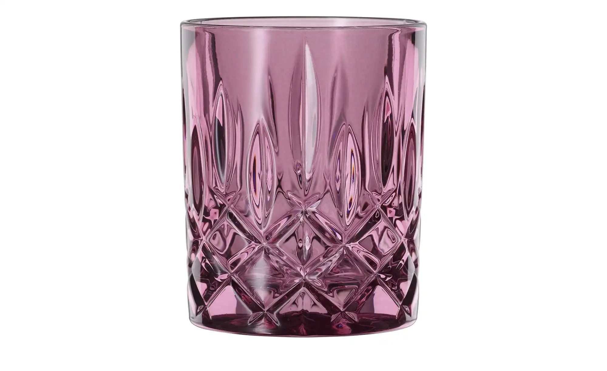 Nachtmann Whiskygläser  2er Set Noblesse ¦ rosa/pink ¦ Glas ¦ Maße (cm): H: günstig online kaufen