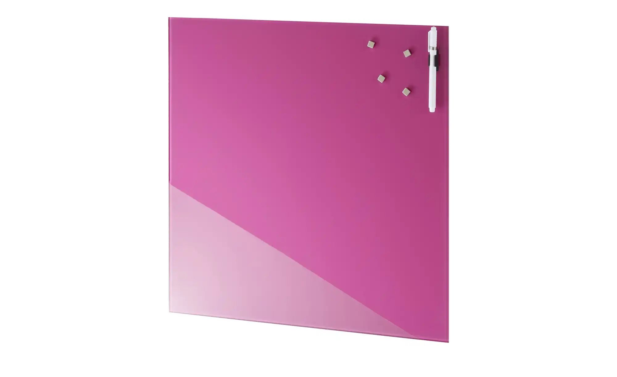 Memoboard 50x50 cm  Pink ¦ grau ¦ Maße (cm): B: 50 H: 50 Accessoires > Bild günstig online kaufen