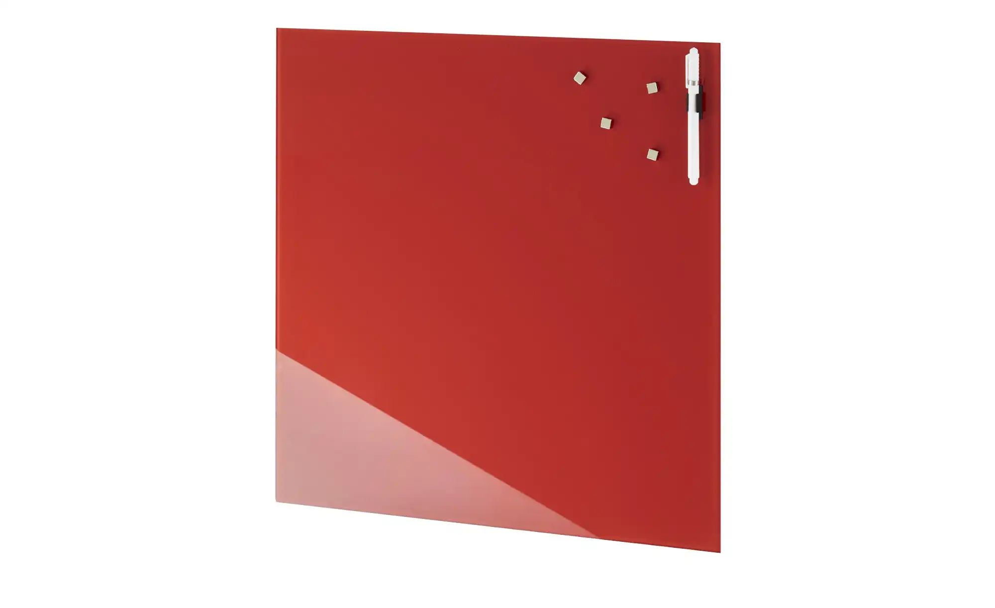 Memoboard 50x50 cm  Rot ¦ grau ¦ Maße (cm): B: 50 H: 50 Accessoires > Bilde günstig online kaufen