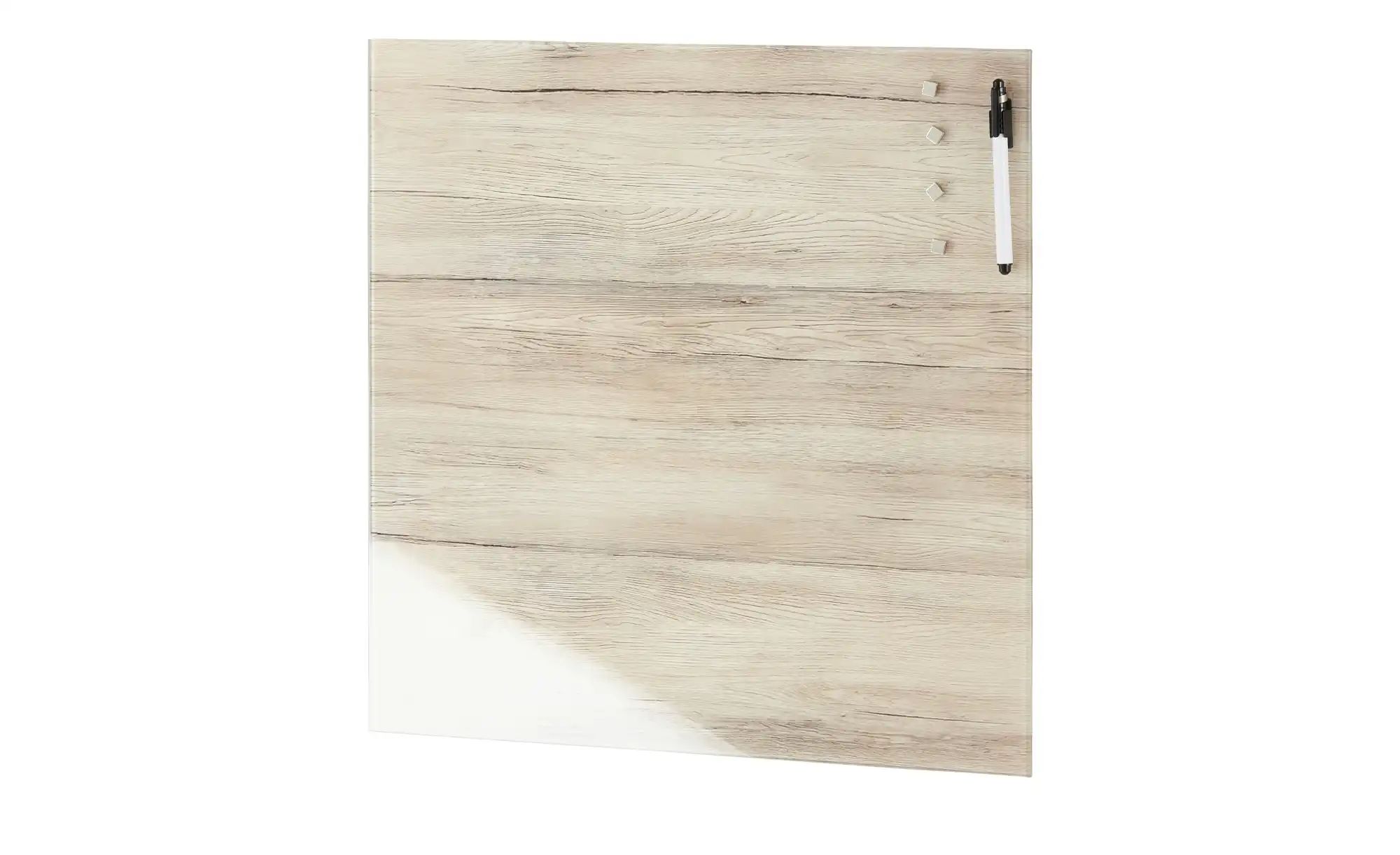 Memoboard 50x50 cm  Wood (Braun) ¦ grau ¦ Maße (cm): B: 50 H: 50 Accessoire günstig online kaufen