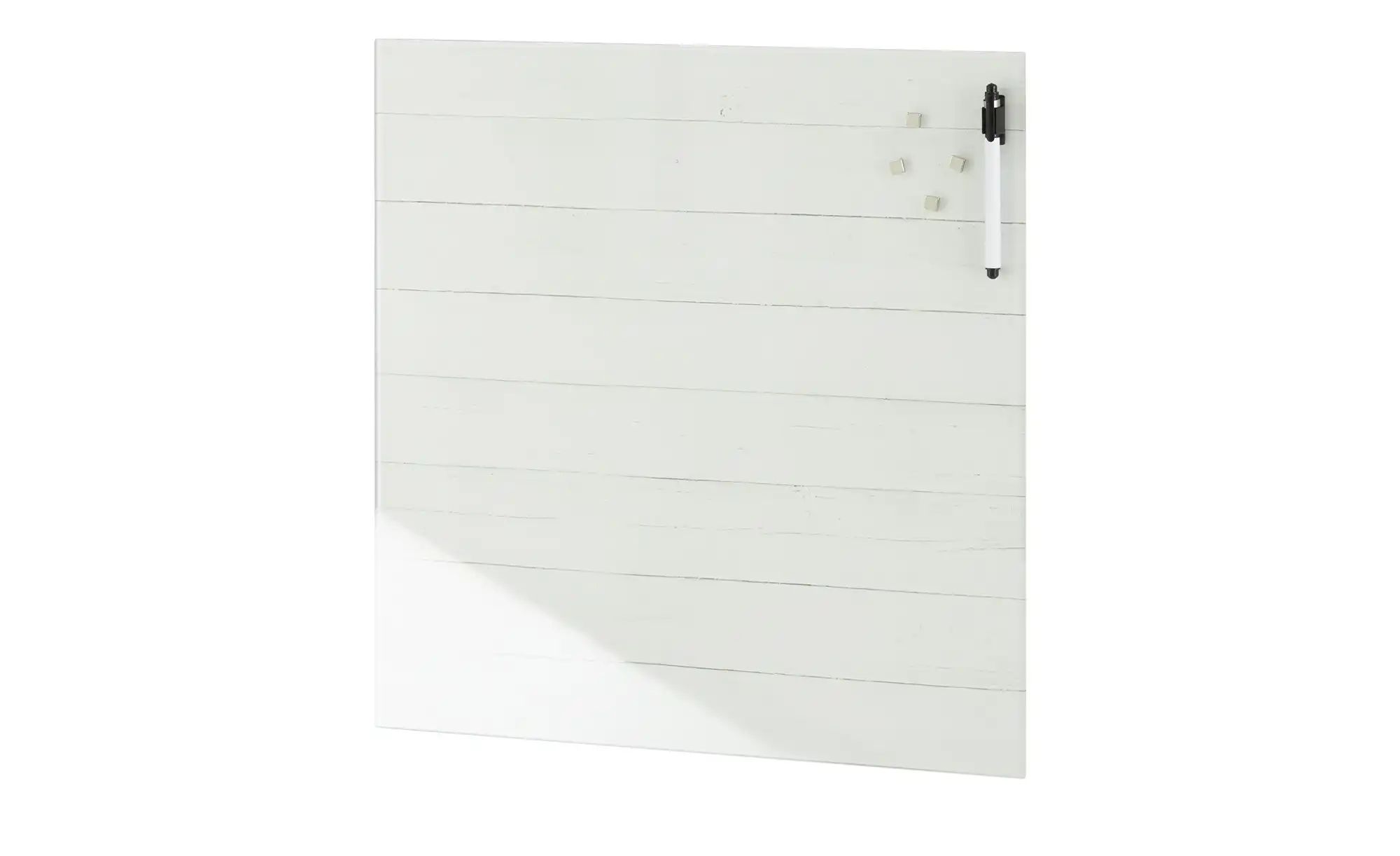 Memoboard 50x50 cm  Wood (Weiß) ¦ grau ¦ Maße (cm): B: 50 H: 50 Accessoires günstig online kaufen