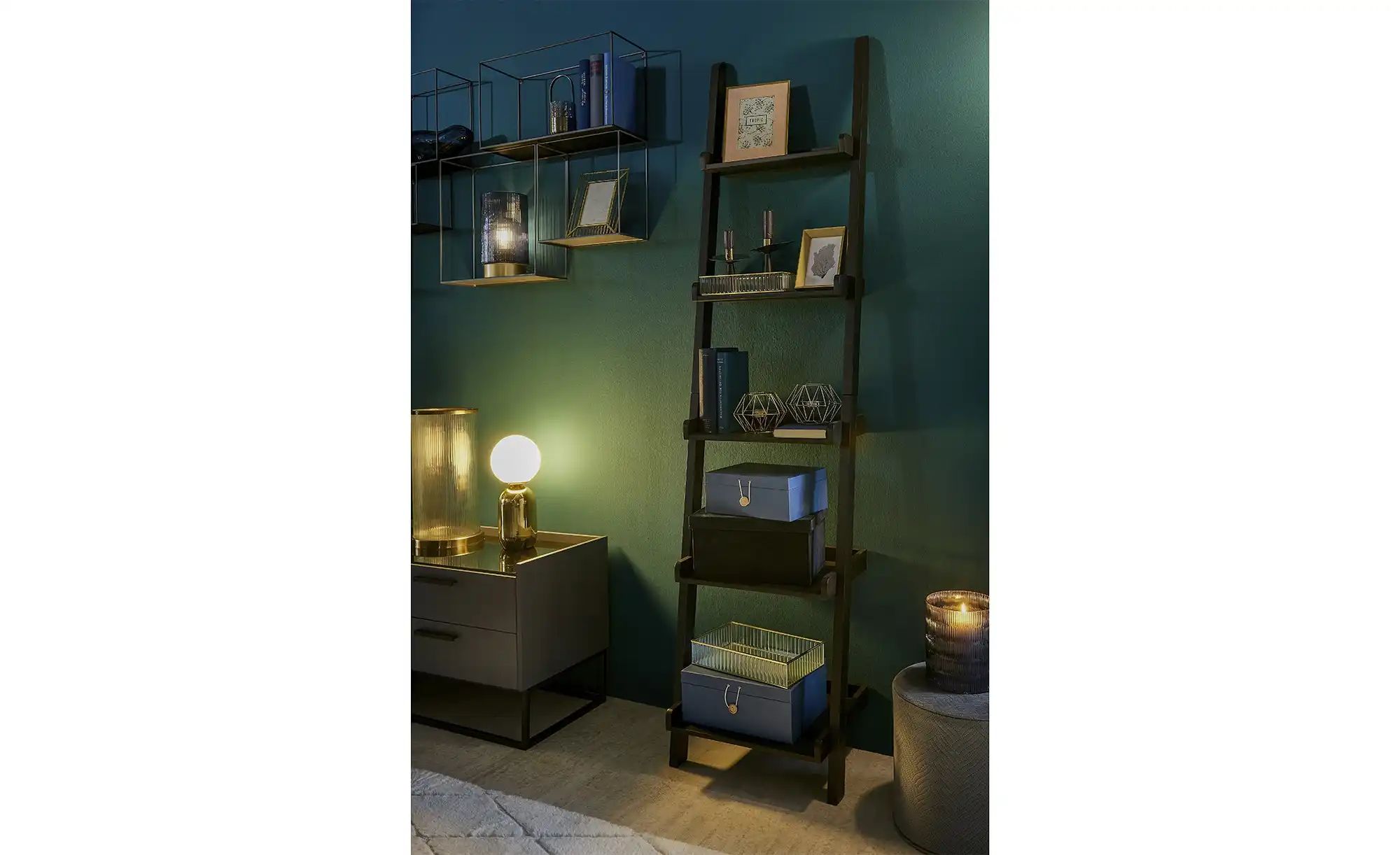 Thumbnail - Wandregal 3er-Set Toppo ¦ schwarz ¦ Maße (cm): B: 40 H: 40 T: 15.0 Regale > Regalsets - Höffner