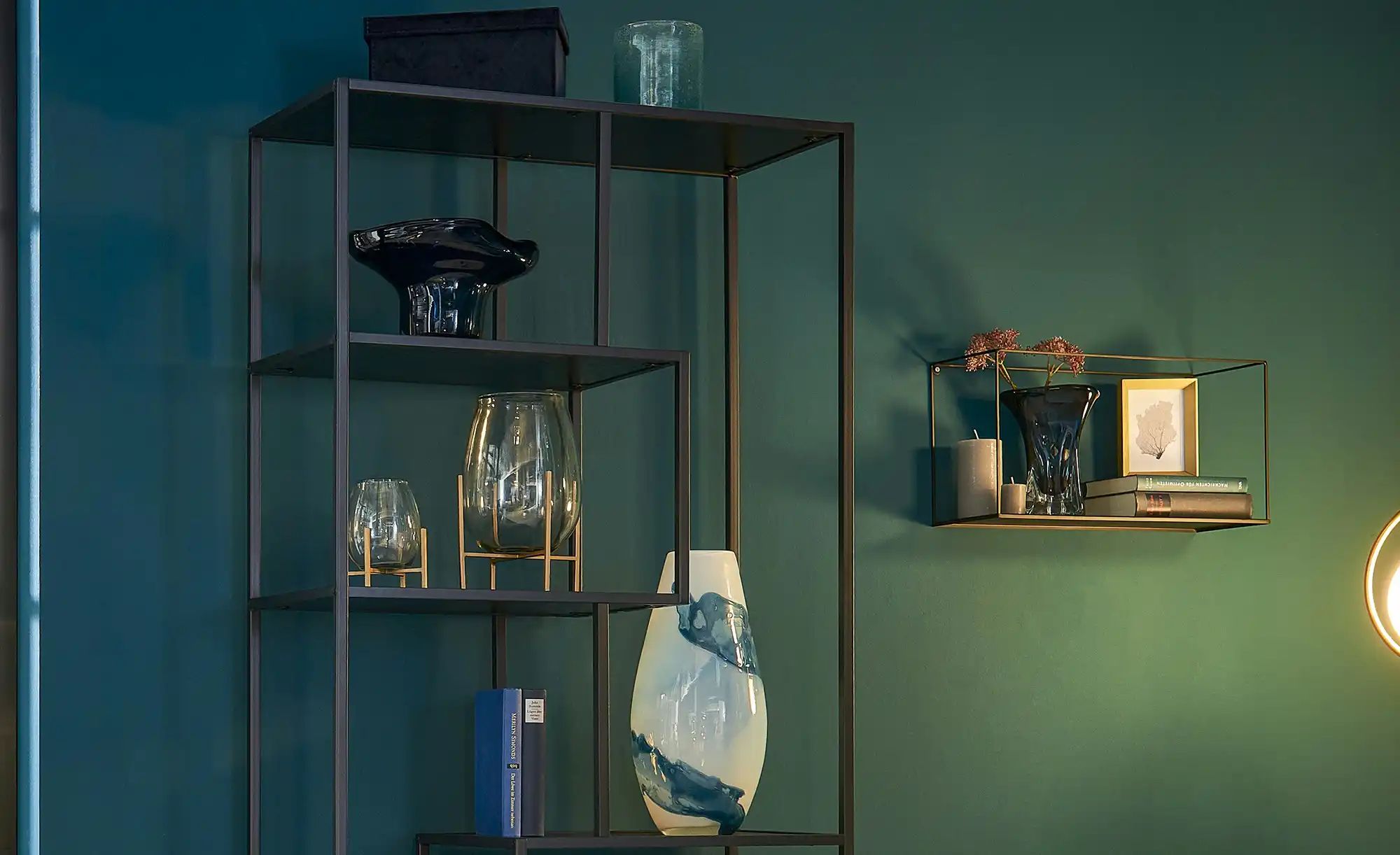 Thumbnail - Wandregal  Toppo ¦ schwarz ¦ Maße (cm): B: 50 H: 27 T: 18.0 Regale > Wandregale - Höffner