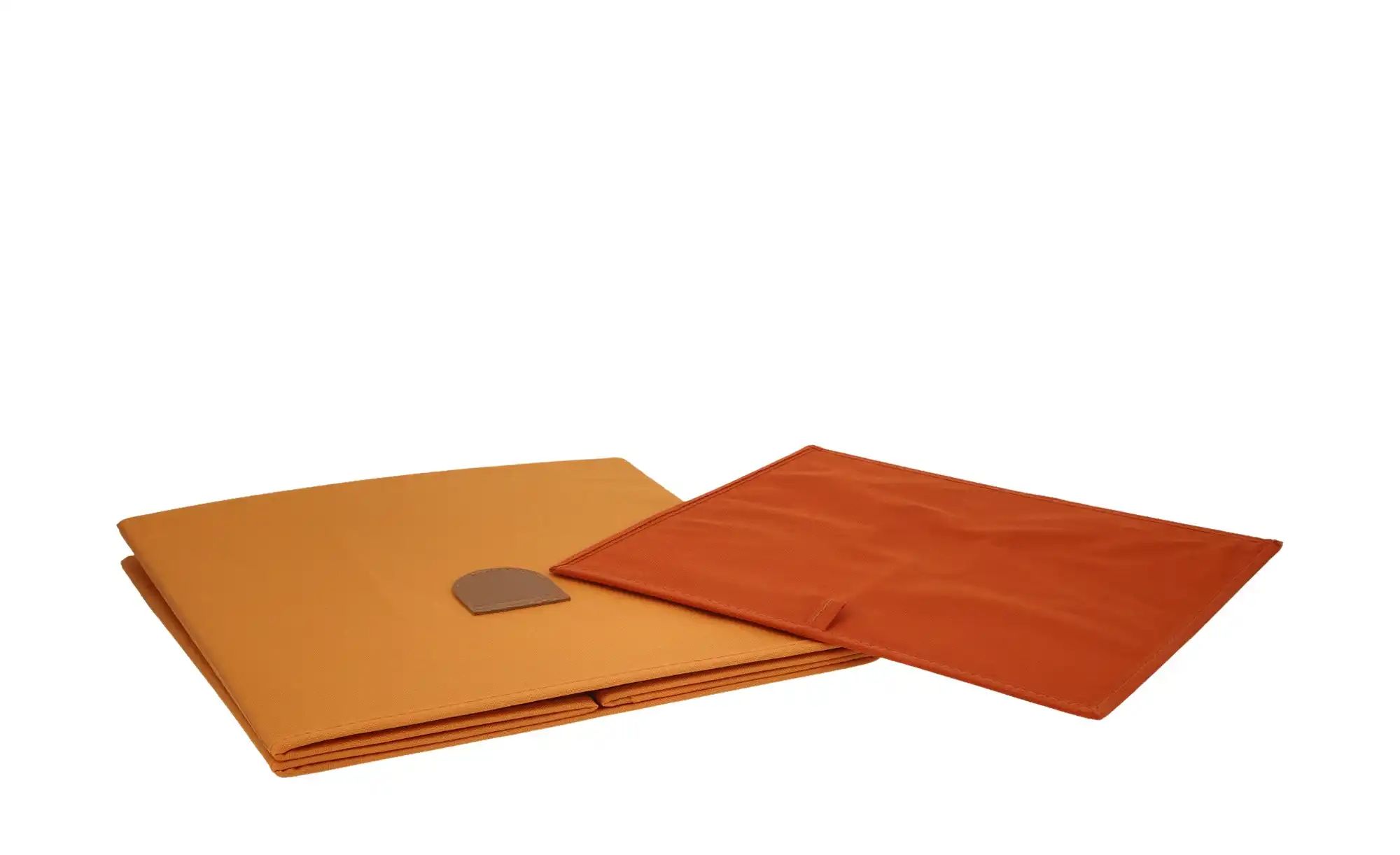 Aufbewahrungsbox ¦ orange ¦ Baumwolle, Pappe ¦ Maße (cm): B: 34 H: 34 T: 34 günstig online kaufen