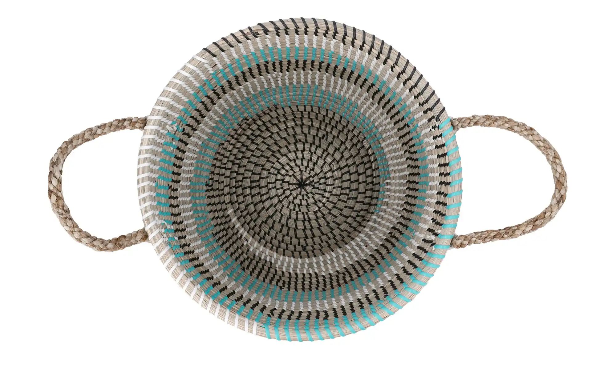 Thumbnail - Aufbewahrungskorb mit Deckel   ¦ mehrfarbig ¦ Seegras,Kunststoff ¦ Maße (cm): H: 46  Ø: 31 Aufbewahrung > Körbe - Höffne...