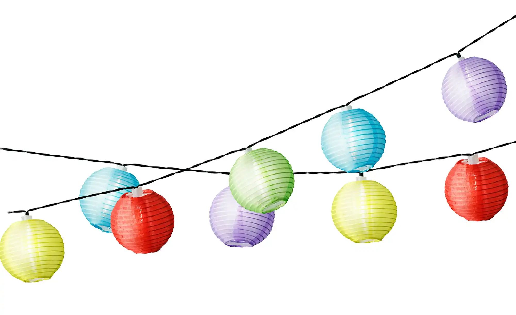 LED Solar Lampionkette ¦ mehrfarbig Lampen & Leuchten > Außenleuchten - Höf günstig online kaufen