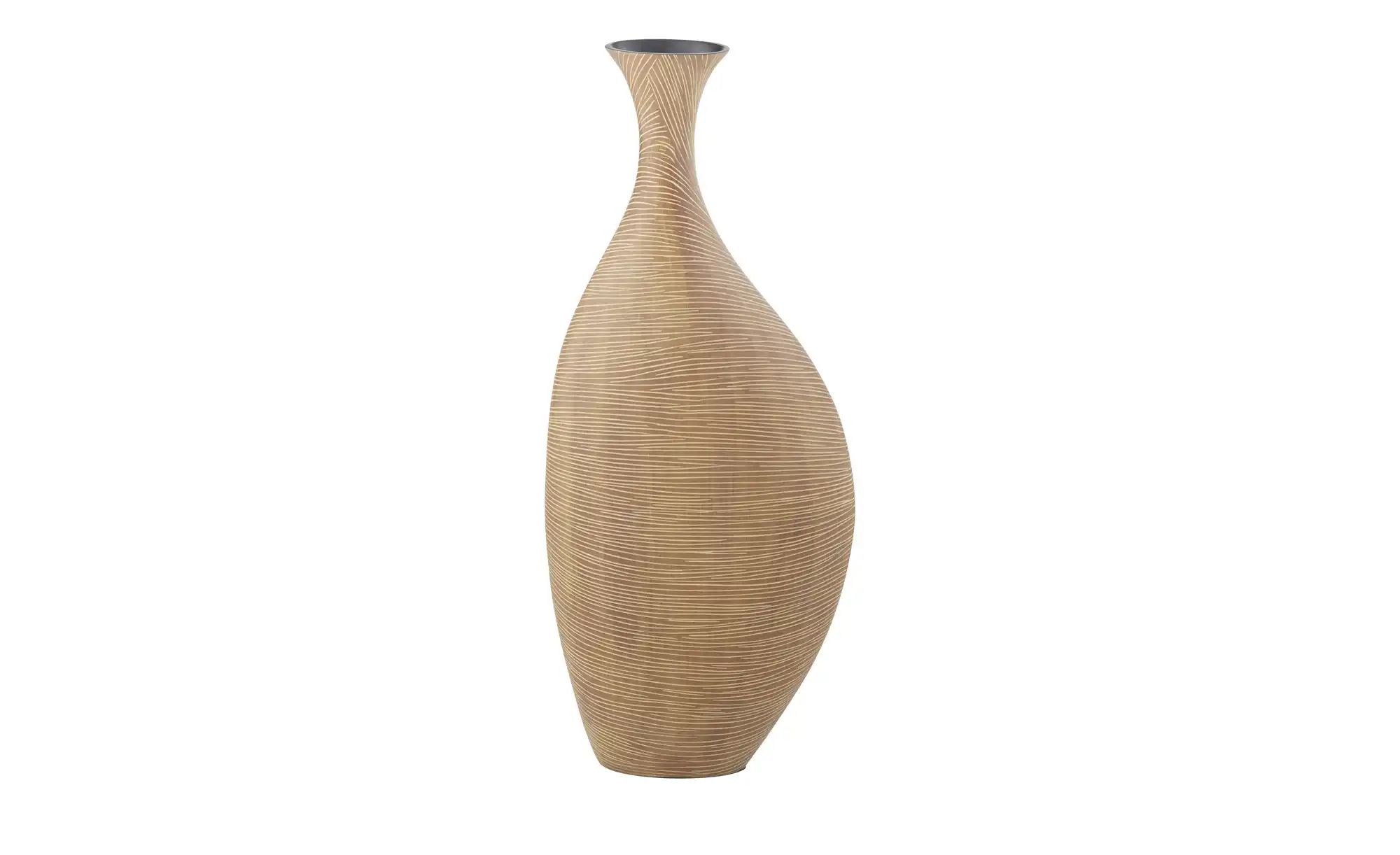 Deko Vase  Modern ¦ braun ¦ Polyresin (Kunstharz) ¦ Maße (cm): B: 30,5 H: 7 günstig online kaufen