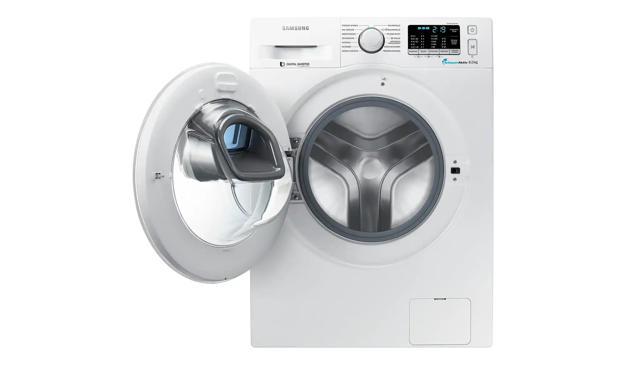Samsung Waschvollautomat  WW-80k5400WW/EG ¦ weiß ¦ Metall, Kunststoff ¦ Maße (cm): B: 60 H: 85 T: 55 Elektrogeräte > Waschmaschinen - Höffner