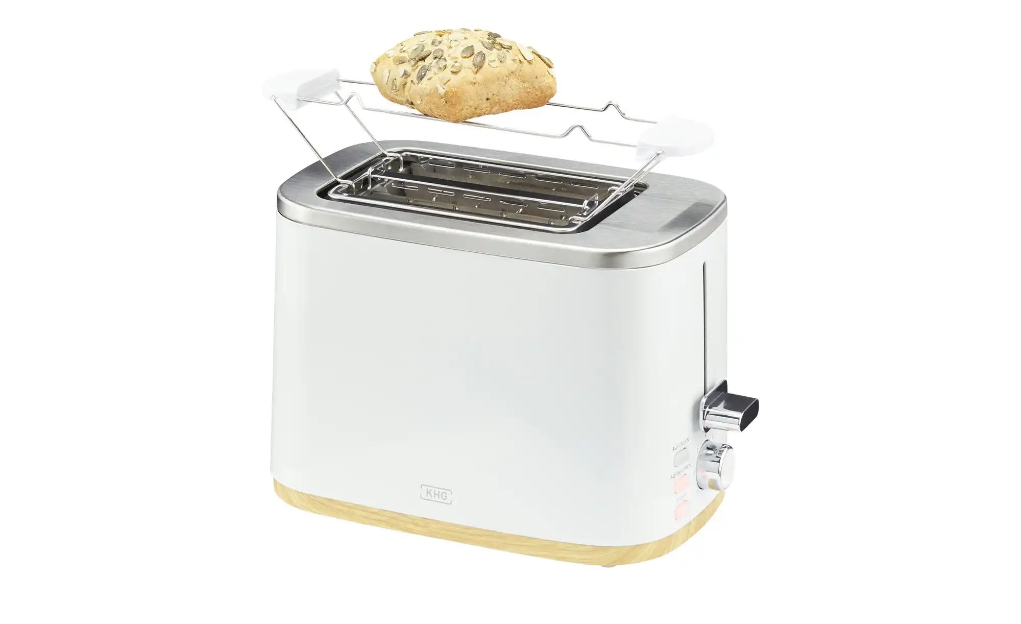 KHG Toaster  TO-810 WWD ¦ weiß ¦ Metall lackiert,Kunststoff ¦ Maße (cm): B: günstig online kaufen
