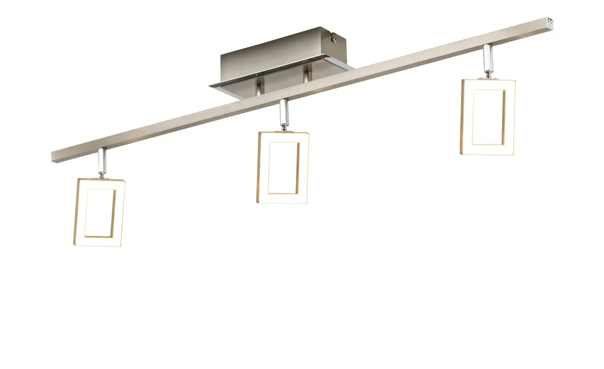 Paul Neuhaus LED-Deckenstrahler mit 3 quadratischen Spots ¦ silber Lampen & Leuchten > Innenleuchten > Deckenleuchten - Höffner