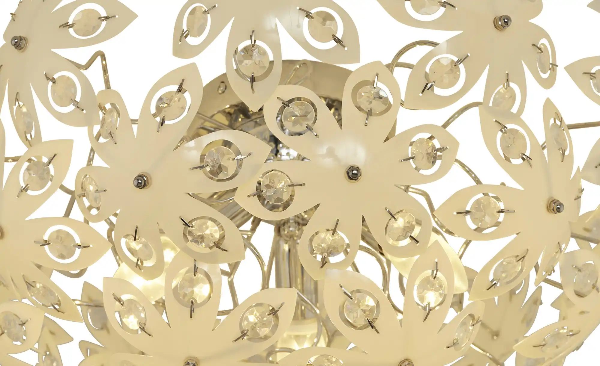 Thumbnail - Deckenleuchte  3-flammig Acrylblüten weiß   ¦ weiß ¦ Maße (cm): H: 30  Ø: 55 Lampen & Leuchten > Deckenleuchten - Höffne...