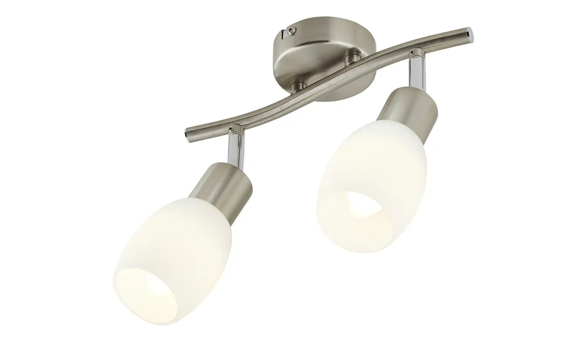 LED-Deckenstrahler, 2-flammig ¦ silber Lampen & Leuchten > LED-Leuchten > LED-Strahler & Spots - Höffner