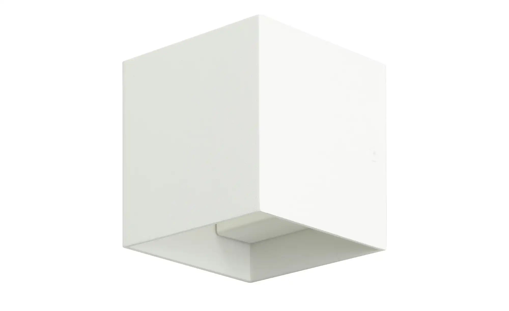 Trio LED-Wandleuchte  ´Kubus` weiß matt   ¦ weiß ¦ Maße (cm): B: 10 H: 10 L günstig online kaufen