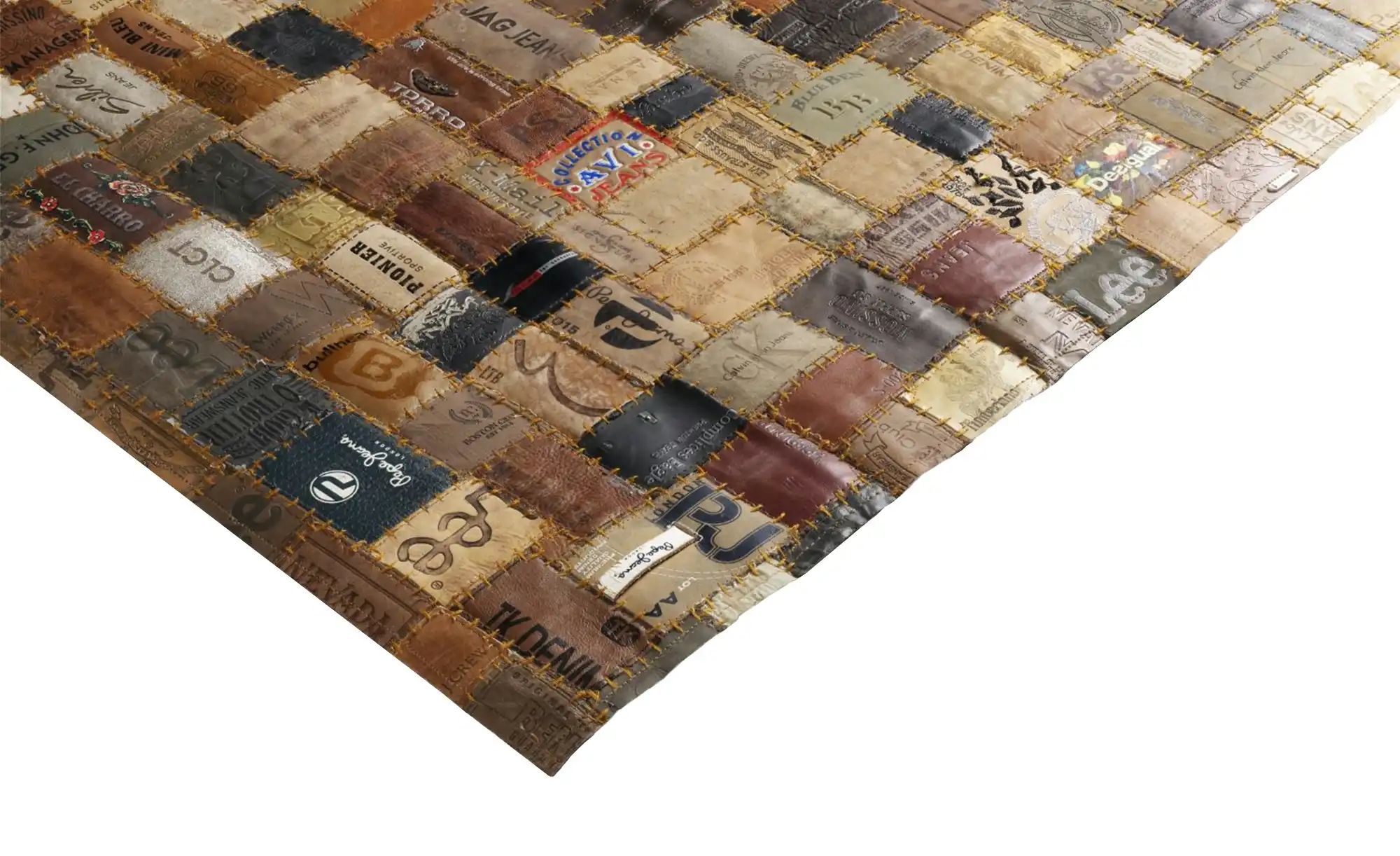 Thumbnail - meinTeppich Lederteppich  Labelstar ¦ braun ¦ Rindsleder / Kuhhaut ¦ Maße (cm): B: 90 Teppiche > Naturteppiche - Höffner