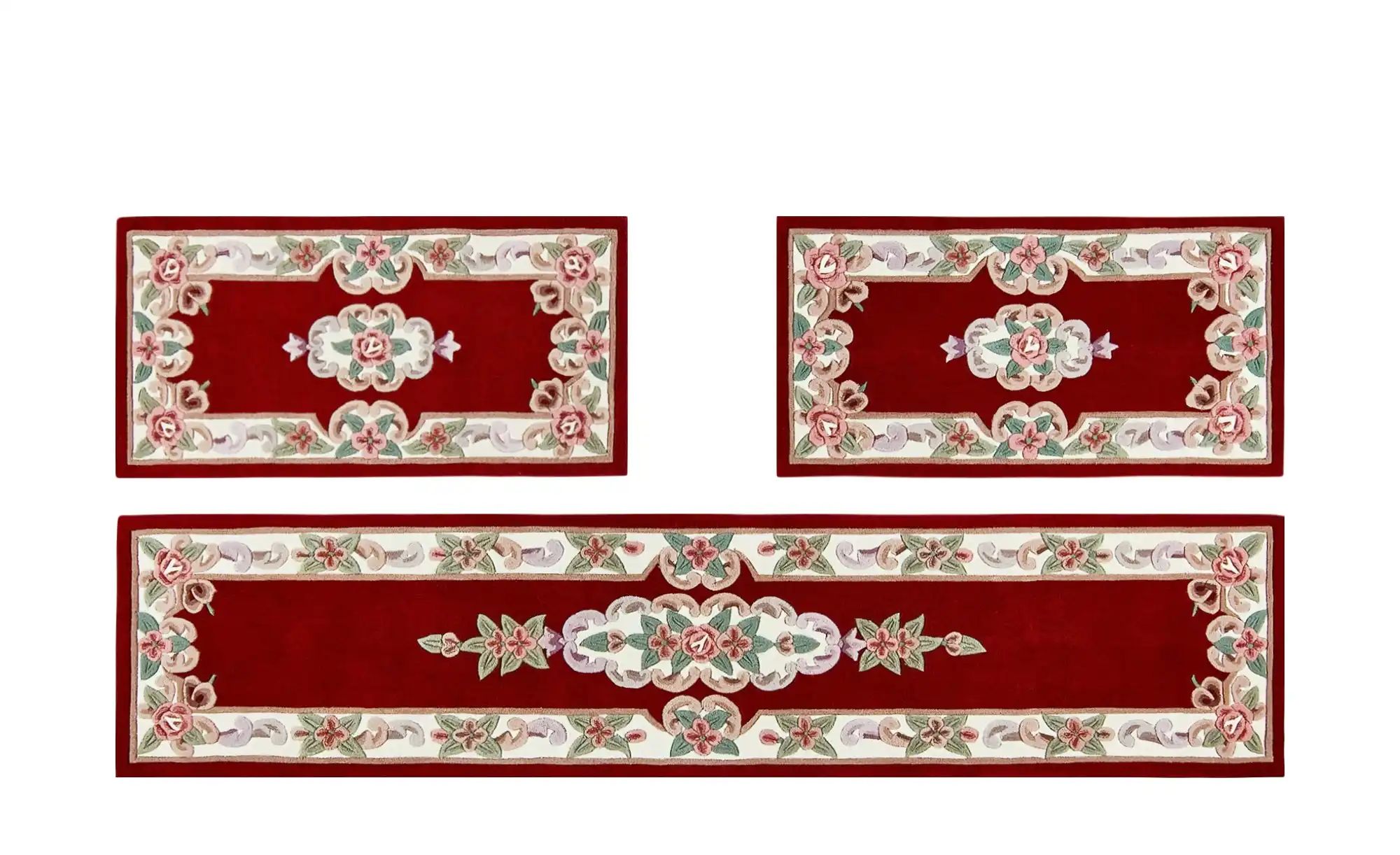Bettumrandung  Ming ¦ rot ¦ 100 % Polyacryl, Synthethische Fasern ¦ Maße (cm): B: 70 T: 320 Teppiche > Wohnteppiche > Kurzflorteppiche - Höffner