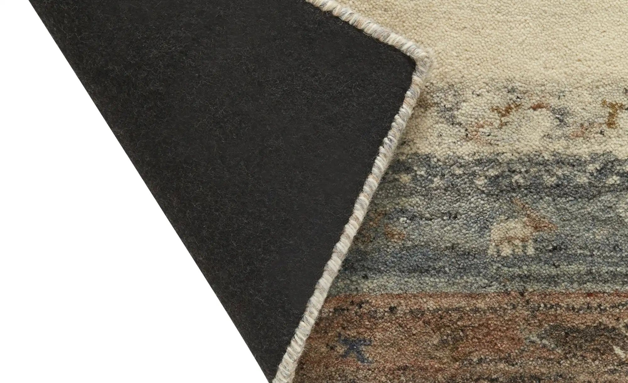 Kurzflorteppich  Uvita Noir ¦ mehrfarbig ¦ Wolle ¦ Maße (cm): B: 200 Teppic günstig online kaufen