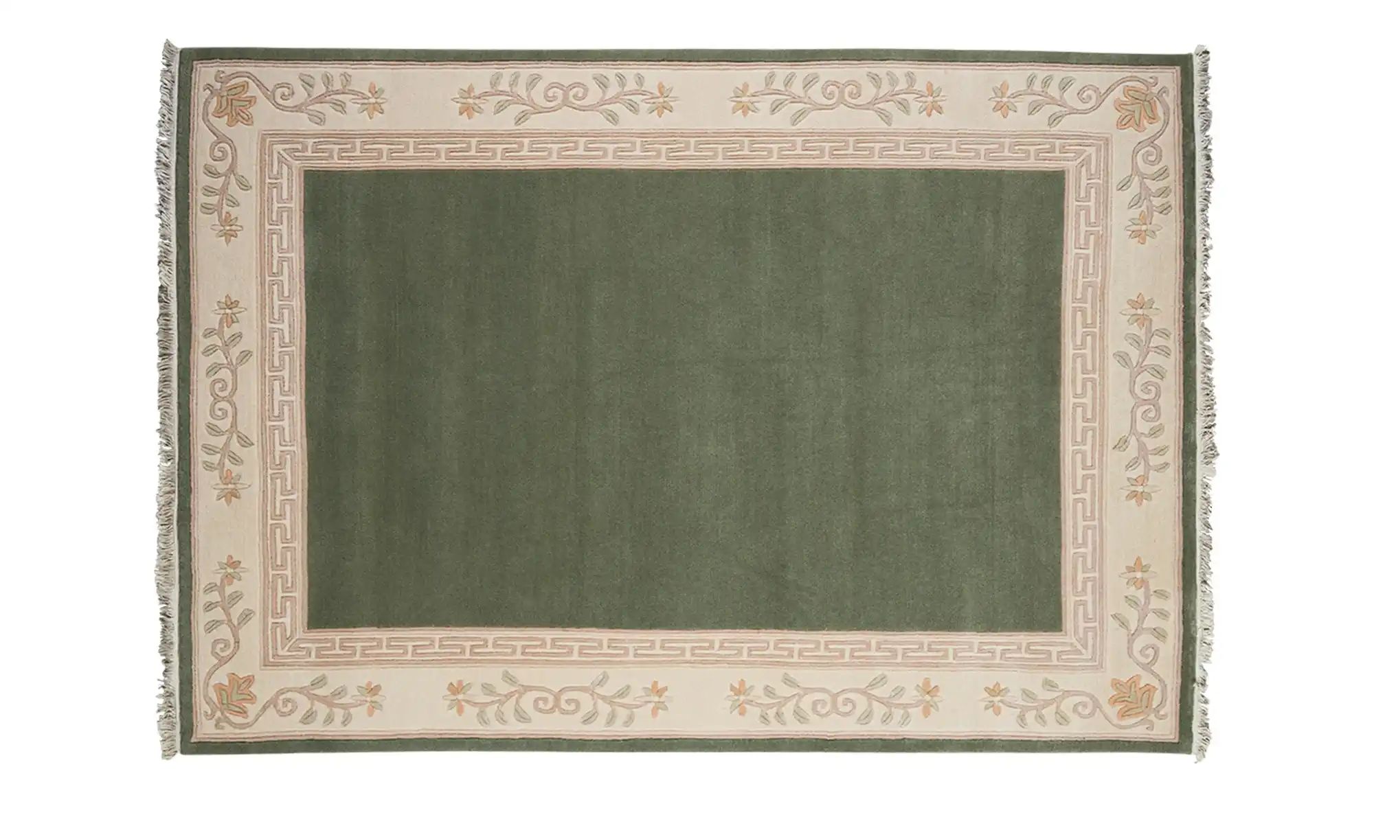 Nepal-Teppich  Classica ¦ grün ¦ Wolle, 100% Wolle ¦ Maße (cm): B: 170 Teppiche > Wohnteppiche > Naturteppiche - Höffner